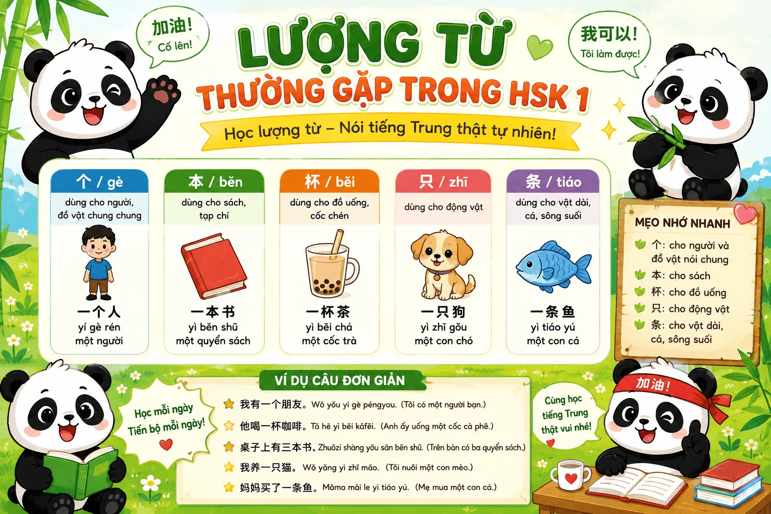 Lượng từ thường gặp